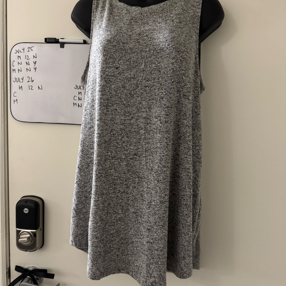 Gray Sleeveless Top